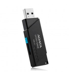 Usb flash drive adata 32gb, uv330, usb 3.2, retractabil, negru "auv330-32g-rbk"
