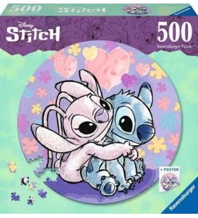 Ravensburger Disney Stitch Puzzle (cu imagine) fierăstrău 500 buc. Desene animate