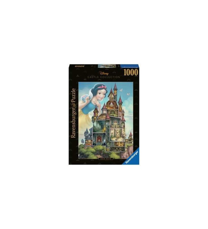 Ravensburger Disney Castles: Snow White Puzzle (cu imagine) fierăstrău 1000 buc. Desene animate