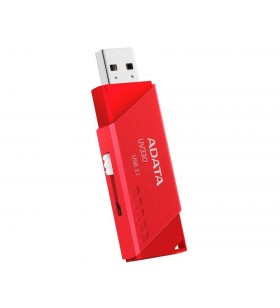 Usb flash drive adata uv330 64gb, red retail, usb-a 3.2 "auv330-64g-rrd"