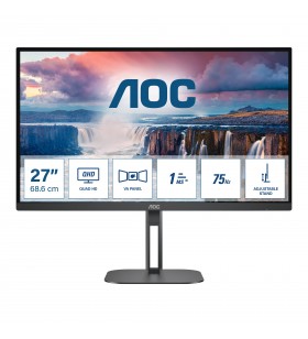 AOC V5 Q27V5N monitoare LCD 68,6 cm (27") 2560 x 1440 Pixel Quad HD LED Negru