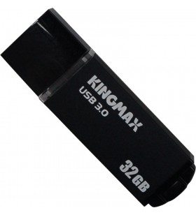 Usb 3.0 kingmax  32gb mb-03, compact, aliaj aluminiu, black "km32gmb03b" "km-mb03-32gb/bk" (include timbru verde 0.01 lei)