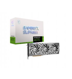MSI GeForce RTX 4070 GAMING X SLIM WHITE 12G NVIDIA 12 Giga Bites GDDR6X