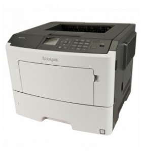 Imprimanta LaserJet Monocrom Lexmark MS610dn, A4, 16.000 pagini/luna, 1200 x 1200 DPI, Duplex, Network, USB, Pagini Printate 50-100k
