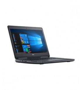 Laptop Dell Precision 7520, Intel Core i7 6920HQ 2.9 GHz, nVidia Quadro M1200 4 GB GDDR5 Wi-Fi, Webcam, Bluetooth, Display 15.6" 1920 by 1080, 16 GB DDR4; 128 GB SSD M.2; Windows 10 Pro Original; 3 Ani Garantie, Refurbished