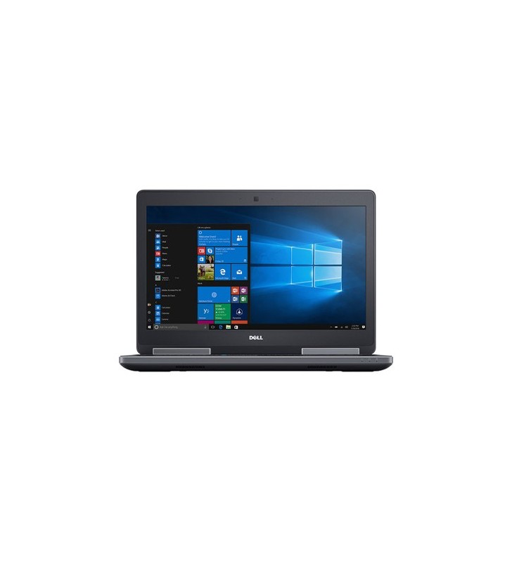 Laptop Dell Precision 7520, Intel Core i7 6820HQ 2.7 GHz, nVidia Quadro M2200 4 GB GDDR5, Wi-Fi, Webcam, Bluetooth, Display 15.6" 1920 by 1080, 64 GB DDR4; 512 GB SSD SATA; Windows 10 Pro; 3 Ani Garantie, Refurbished