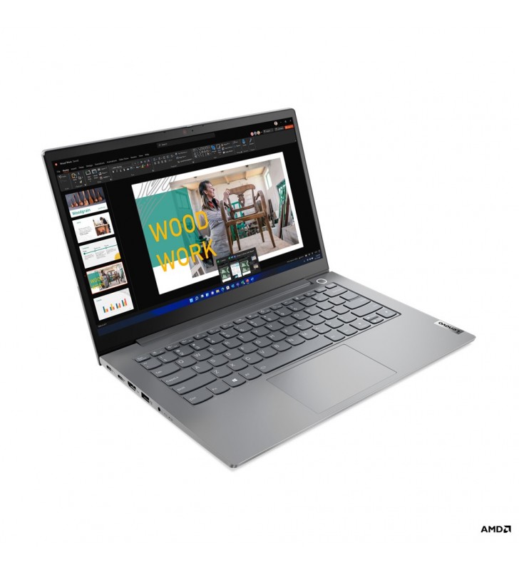 Lenovo ThinkBook 14 Laptop 35,6 cm (14") Full HD AMD Ryzen™ 5 5625U 16 Giga Bites DDR4-SDRAM 512 Giga Bites SSD Wi-Fi 6