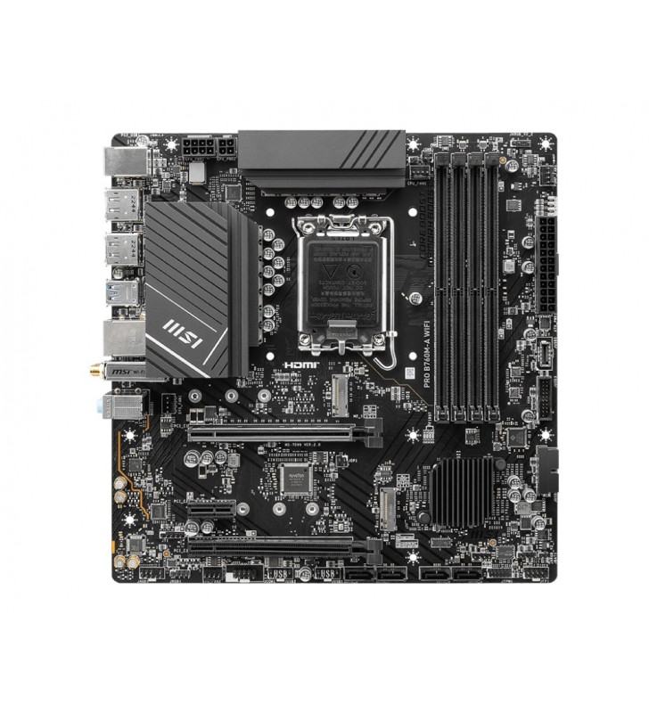 MSI MB PRO B760M-A WIFI Intel B760 LGA 1700 micro-ATX