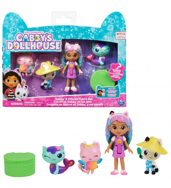 Gabby's Dollhouse Gabby & Friends Figure Set