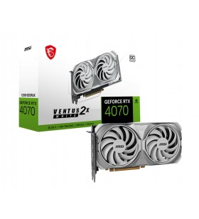 MSI GeForce RTX 4070 VENTUS 2X WHITE 12G OC NVIDIA 12 Giga Bites GDDR6X