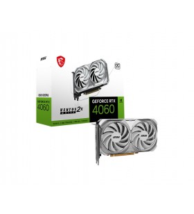 MSI GeForce RTX 4060 VENTUS 2X WHITE 8G OC NVIDIA 8 Giga Bites GDDR6