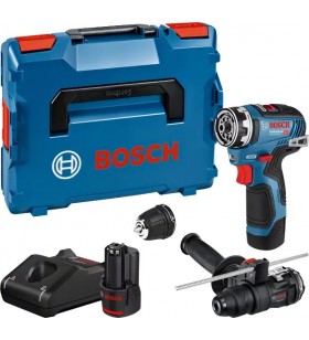 Bosch GSR 12V-35 FC PROFESSIONAL 1750 RPM 590 g Negru, Albastru, Roşu