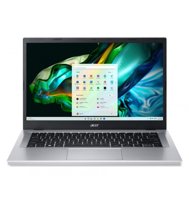 Acer Aspire 3 A314-23P-R8YF Laptop 35,6 cm (14") Full HD AMD Ryzen™ 5 7520U 8 Giga Bites LPDDR5-SDRAM 512 Giga Bites SSD Wi-Fi