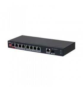 Dahua Technology PoE PFS3110-8ET1GT1GF-96 switch-uri Fara management Gigabit Ethernet (10/100/1000) Power over Ethernet (PoE)