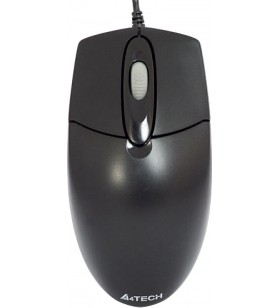 Mouse a4tech usb optic, 1000dpi, 3 butoane, 1 rotita scroll (4 directii), black, "op-720-b-up" (include timbru verde 0.1 lei)