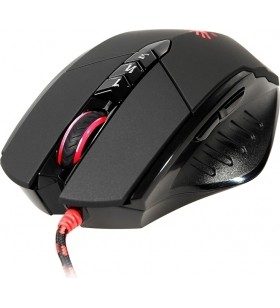 Mouse a4tech bloody gaming usb optic, 3200dpi, 8 butoane, 1 rotita scroll, black, metal feet, non-activated, "v7m" (include ti