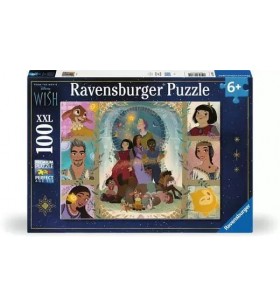 Ravensburger Disney Wish Puzzle (cu imagine) fierăstrău 100 buc. Desene animate