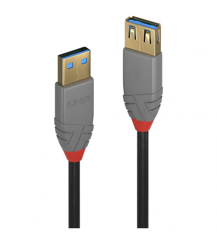 Lindy 36763 cabluri USB 3 m USB 3.2 Gen 1 (3.1 Gen 1) USB A Negru