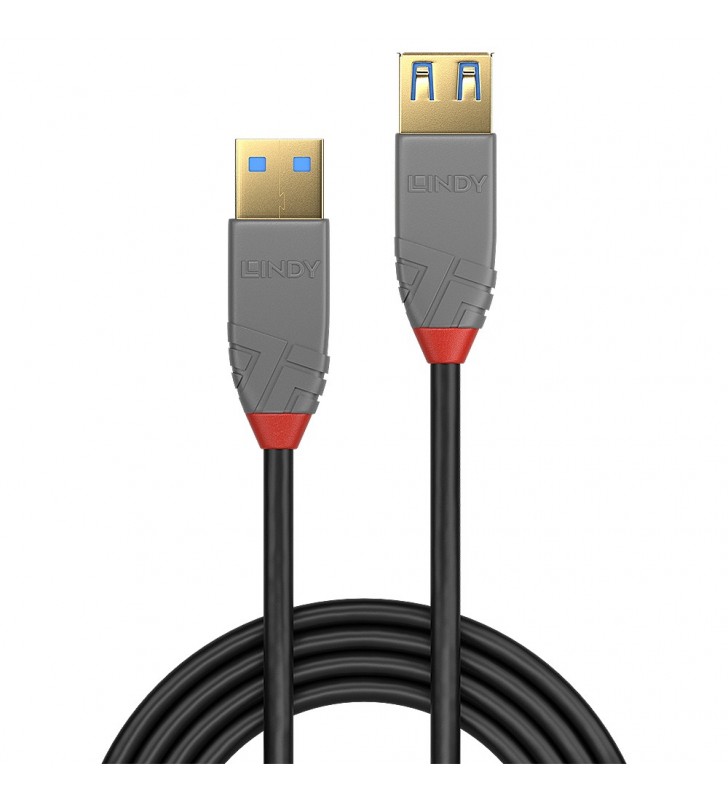Lindy 36763 cabluri USB 3 m USB 3.2 Gen 1 (3.1 Gen 1) USB A Negru