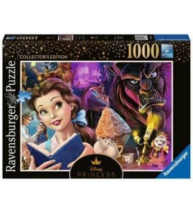 Ravensburger Disney Princess Heroines No.2 - Beauty & The Beast Puzzle (cu imagine) fierăstrău 1000 buc. Desene animate