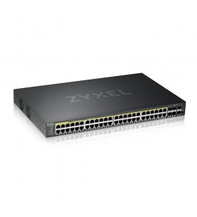 Zyxel GS2220-50HP-EU0101F switch-uri Gestionate L2 Gigabit Ethernet (10/100/1000) Power over Ethernet (PoE) Suport Negru
