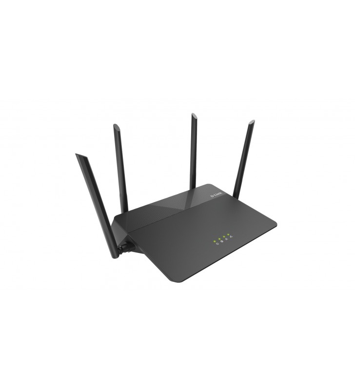 D-link exo ac1900 mu-mimo router wireless bandă dublă (2.4 ghz/ 5 ghz) gigabit ethernet negru