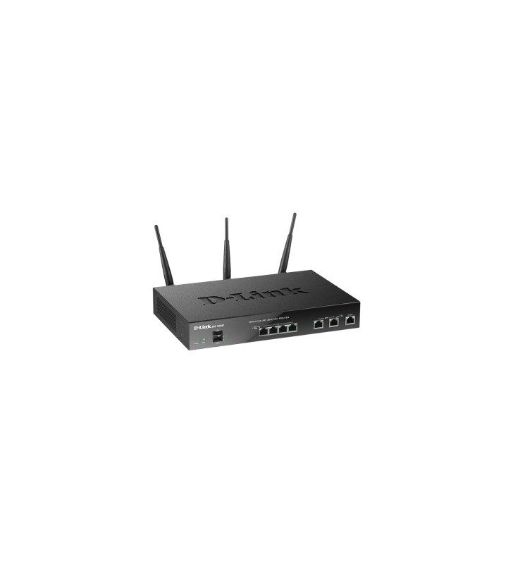 D-link dsr-1000ac router wireless bandă dublă (2.4 ghz/ 5 ghz) gigabit ethernet negru