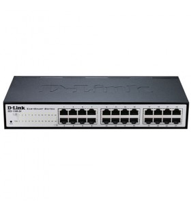 D-Link DGS-1100-24V2 Gestionate L2 Gigabit Ethernet (10/100/1000) 1U Negru, Gri