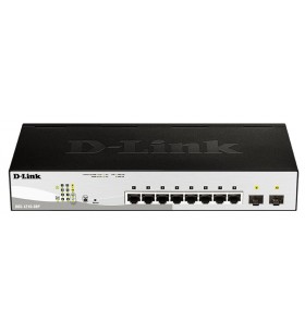 D-link dgs-1210-08p switch-uri l2 gigabit ethernet (10/100/1000) negru power over ethernet (poe) suport