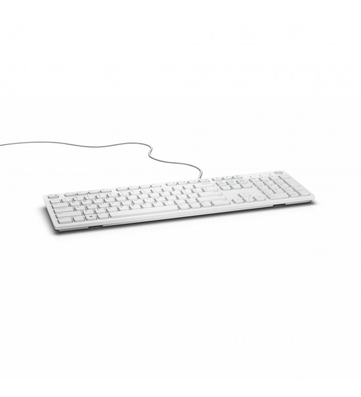 Tastatura dell kb216, layout us, usb, white