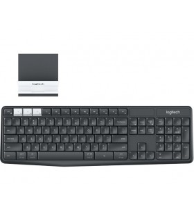 Logitech k375s tastaturi rf wireless + bluetooth qwerty engleză regatul unit grafit, alb