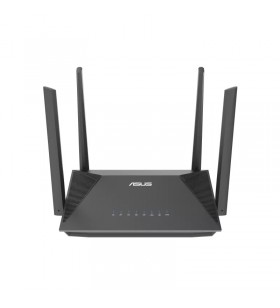 ASUS RT-AX52 AX1800 AiMesh router wireless Gigabit Ethernet Bandă dublă (2.4 GHz/ 5 GHz) Negru