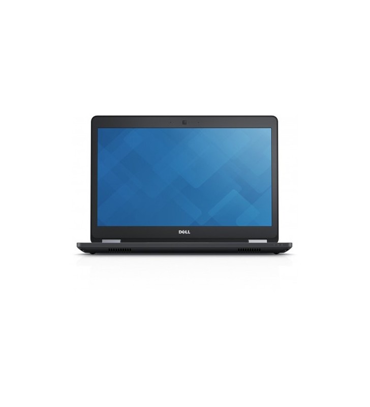 Laptop DELL Latitude E5470, Intel Core i5 6300U 2.4 GHz, Intel HD Graphics 520, Wi-Fi, Display 14" 1366 by 768, Grad B, 4 GB DDR4, 256 GB SSD SATA, Windows Optional