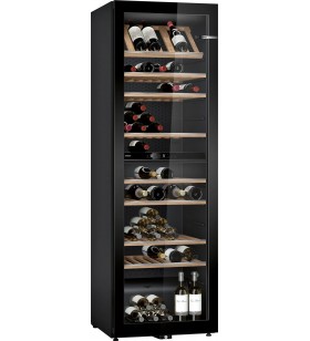 Bosch Serie 6 KWK36ABGA răcitoare pentru vin Răcitoare pentru vin cu compresor De sine stătător Negru 199 sticlă(sticle)