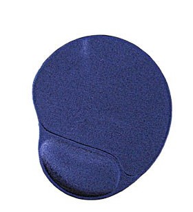 Gel mouse pad with wrist support, blue "mp-gel-b"
