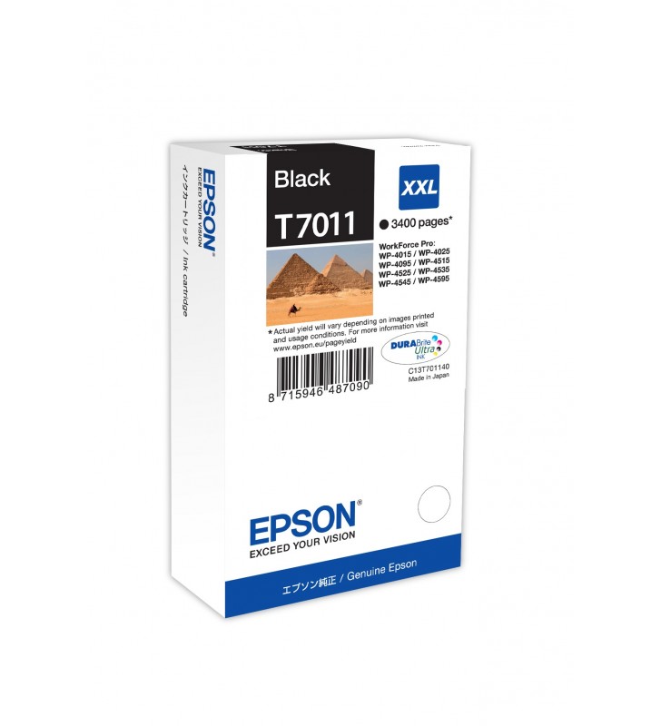 Epson ink cartridge xxl black 3.4k