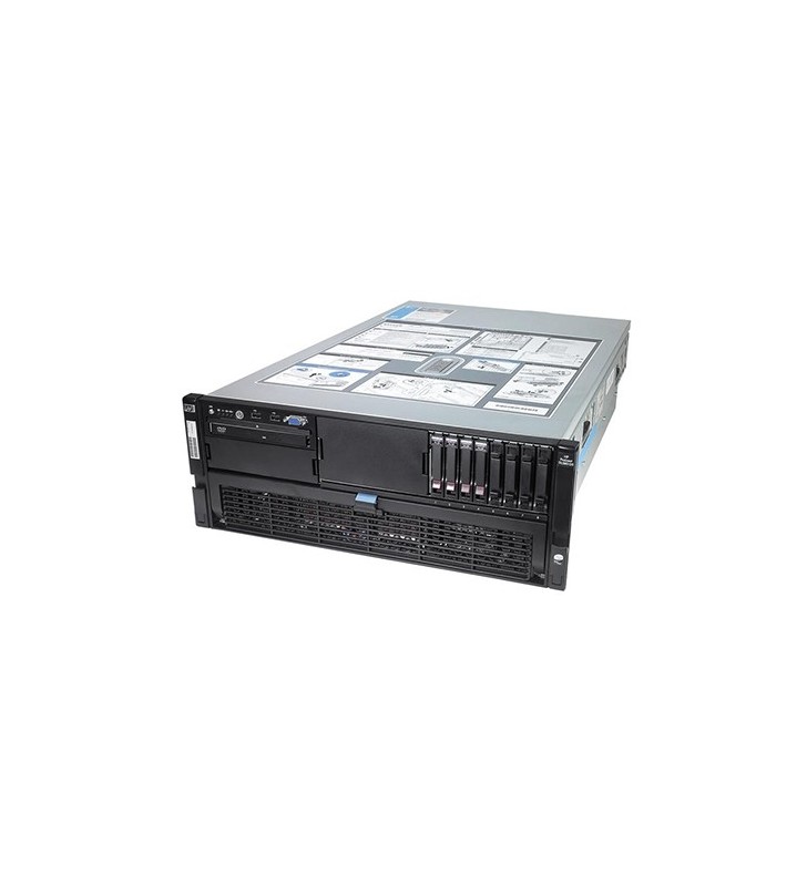 Server HP ProLiant DL580 G5, 4 Procesoare Intel 4 Core Xeon E7440 2.4 GHz, 128 GB DDR2 ECC, 4 x 600 GB HDD SAS, 2 Ani Garantie
