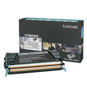 Lexmark c736h1kg cartuș toner original negru 1 buc.