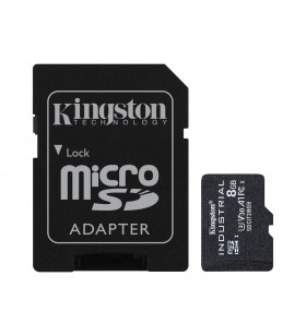 Kingston Technology Industrial 8 Giga Bites MicroSDHC UHS-I Clasa 10