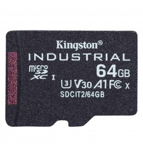 Kingston Technology Industrial 64 Giga Bites MicroSDXC UHS-I Clasa 10