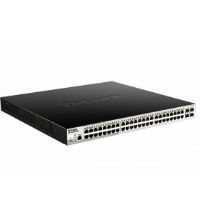 D-Link DGS-1210-52MP/ME/E switch-uri Gestionate L2+ Gigabit Ethernet (10/100/1000) 1U Negru, Gri