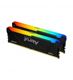 Kingston Technology FURY Beast RGB module de memorie 32 Giga Bites 2 x 16 Giga Bites DDR4