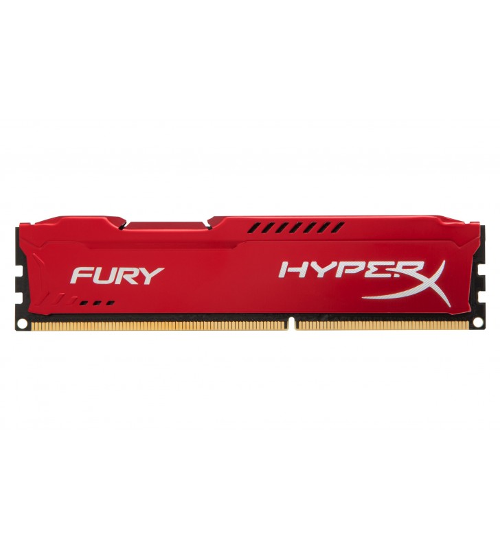 Hyperx fury red 4gb 1600mhz ddr3 module de memorie 4 giga bites 1 x 4 giga bites