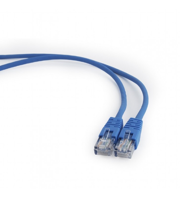 Patch cord  utp gembird cat5e,   0.25m, albastru, "pp12-0.25m/b"