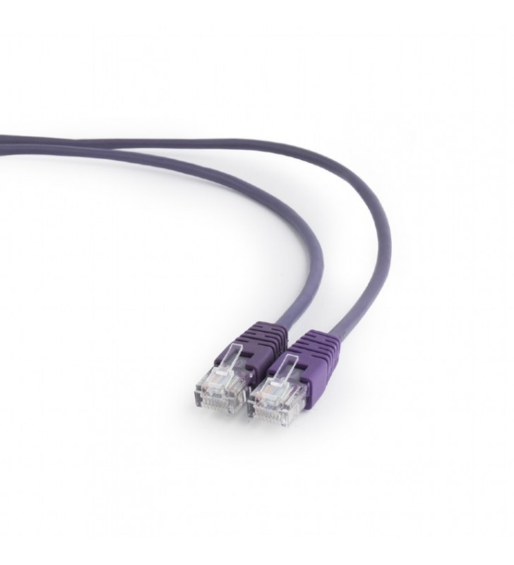 Patch cord  utp gembird cat5e,   0.5m, violet, "pp12-0.5m/v"