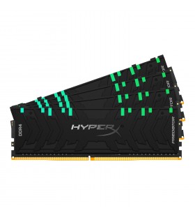 Hyperx predator hx432c16pb3ak4/32 module de memorie 32 giga bites 4 x 8 giga bites ddr4 3200 mhz