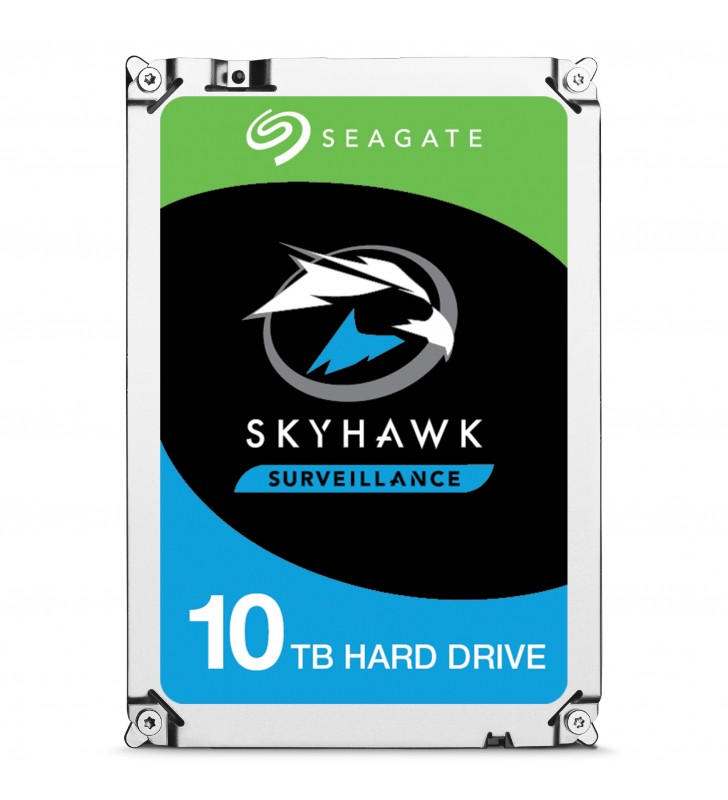 Seagate skyhawk st10000vx0004 hard disk-uri interne 3.5" 10000 giga bites ata iii serial