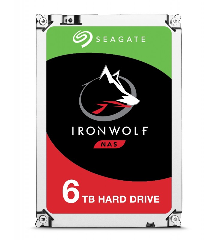 Seagate ironwolf st6000vn0033 hard disk-uri interne 3.5" 6000 giga bites ata iii serial