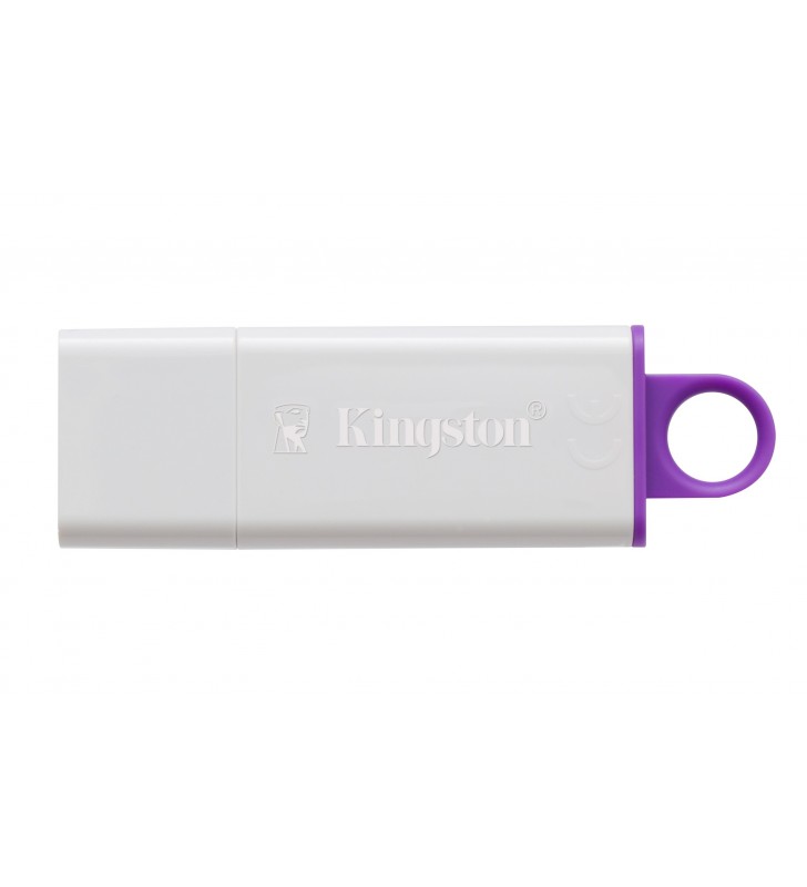 Kingston technology datatraveler g4 memorii flash usb 64 giga bites usb tip-a 3.2 gen 1 (3.1 gen 1) violet, alb