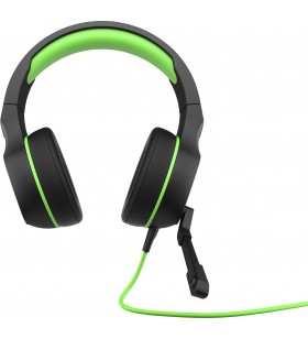 Hp pavilion gaming 400 headset căști bandă de fixare pe cap negru, verde